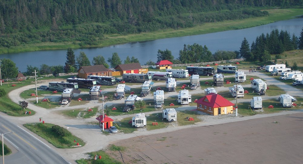 Aerial Gateway to the North RV Park